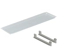 Vaschetta Raccogligocce in Plastica Trasparente 39 cm per Scolapiatti da Incasso per Mobile Pensile cm. 45