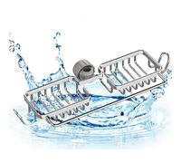 Vaschetta Raccogligocce Scolapiatti Organizzatore da cucina sopra il rubinetto Organizzatore per rubinetto da cucina Porta spugna per rubinetto Funziona con tubo dell'acqua rotondo da (B, One Size)