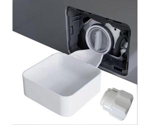 Vaschetta Raccolta Acqua Lavatrice con Deflettore & Dado, 4X18CM