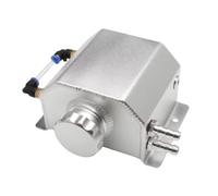 Vaschetta Radiatore Contenitore Per Liquido Di Raffreddamento Radiatore 1L/2L, Serbatoio Recupero Universale Per Acqua, Per(Silver 1L)