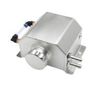 Vaschetta Radiatore Serbatoio Di Recupero Dell'acqua Da 1L/2L, In Lega Alluminio, Per Radiatore, Refrigerante, Universale, Lucidato(Silver 1L)