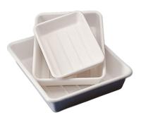 Vaschetta rettangolare in PVC mis. 420 L x 375 P x 85 H mm