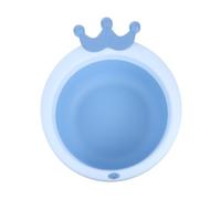 Vaschetta Richiudibile, Comoda e Portatile, Blu 38,5x31x11cm | Plastica, Uso per Mani e Glutei, Adatta a Stoccaggio e Pulizia in Campeggio