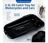 Vaschetta Scarico Olio 2,5L per Moto Auto Raccolta Olio Motore Materiale PP