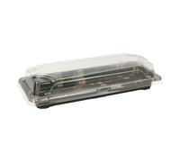 Vaschetta Sushi con Coperchio 22x9,5x4,5 cm 50 pz - Garcia de Pou - Asporto
