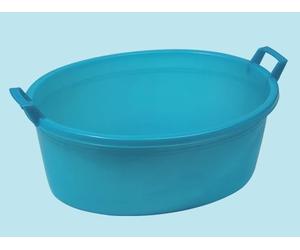 VASCHETTA VASCHETTE BACINELLA PLASTICA OVALE Ø 70x53xH26 CM - Lt. 45