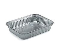 Vaschette In Alluminio R29L Con Coperchio 4 Porzioni Pz.100