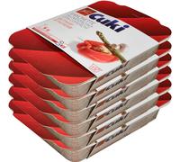 Vaschette in Cartoncino Con Coperchi Dal Freezer Al Microonde - 4 Porz - Rettang