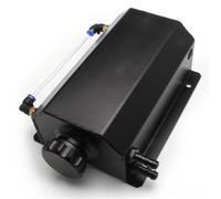 Vaschette Liquido Radiatori Serbatoio Universale Per Olio In Alluminio Da 1L E 2L Per Radiatore Del Liquido Di Raffreddamento Motore Con Tappo Scarico Sfiato(2L-Black)