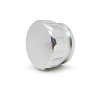 Vaschette Liquido Radiatori Tappo E Saldati In Alluminio Da 1" 1,5" 2" Per Serbatoio Compensazione Carburante Radiatore Dell'acqua Olio Liquido Refrigerante(1.5 inch silver)