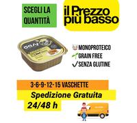 Vaschette paté monoproteiche grain free Oasy manzo e carote gatto
