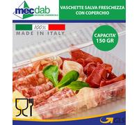 Vaschette Per Alimenti Salva Freschezza Con Coperchio Conf. 200 PZ