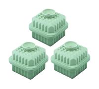 Vaschette per Ghiaccio da Congelatore | 3 Pezzi, Contenitore In Silicone Riutilizzabile, Portatile - Preparatore Rapido di Ghiaccio,Whiskey Cocktail Bevande Frigorifero Casa Pranzo Interno Famiglia