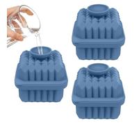 Vaschette per Ghiaccio da Congelatore - 3 Pezzi Riutilizzabile in Silicone Romboide Portatile - Stampo Per Ghiaccio Romboidale - Whiskey Drink, Uso Interno, Cucina, Frigorifero, Famiglia, Casa, Sala D