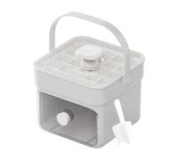 Vaschette Per Ghiaccio Per Congelatore | Vaschetta Ghiaccio Con Manico E Coperchio Facile Rimozione | Strumento Produzione Doppio Strato Ricaricabile Per Casa Esterno Caffè Whisky Cocktail Tè