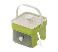 Vaschette Per Ghiaccio Per Congelatore | Vaschetta Ghiaccio Con Manico E Coperchio Facile Rimozione | Strumento Produzione Doppio Strato Ricaricabile Per Casa Esterno Caffè Whisky Cocktail Tè