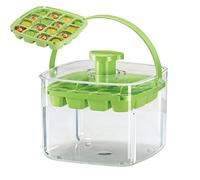 Vaschette per ghiaccio per il congelatore,Vaschetta a Pressione con un Raccoglitore | Forme da ghiaccio per Whisky - Adatto a raffreddare bibite, caffè, cocktail, whiskey e bevande da festa