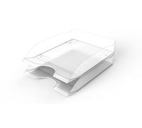 VASCHETTE PORTA CORRISPONDENZA BASIC A4 TRASPARENTE IMPILABILI 253X63X337 MM