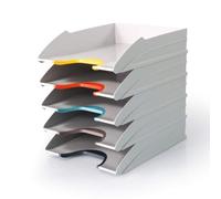 Vaschette porta documenti Durable VARICOLOR® MIX TRAY SET A4 grigio conf. 5 pezz