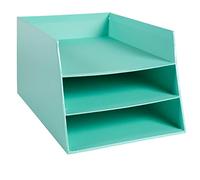 Vaschette portacorrispondenza aquarel 3 ripiani verde pastello 13463D Exacompta