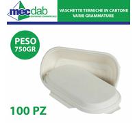 Vaschette Termiche in Cartone Per Pasticceria 100 Qta Varie Dimensioni