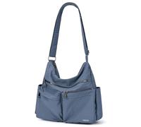 VASCHY Borsa Donna Tracolla, Borsa Donna Lavoro Nylon Borbonese Borsa Donna Università Borsa Multitasche Lavoro Scuola Shopping Blu