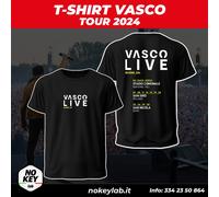 VASCO ROSSI T-SHIRT TOUR LIVE 2024 MUSICA VITA SPERICOLATA LIVEKOM