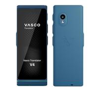 Vasco V4 Traduttore Simultaneo Vocale | 113 Lingue | Internet Gratis e Illimitato per le Traduzioni a Vita in quasi 200 Paesi | Cobalt Blue