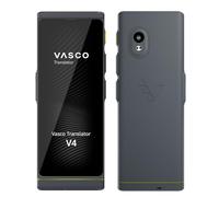 Vasco V4 Traduttore Simultaneo Vocale | 113 Lingue | Internet Gratis e Illimitato per le Traduzioni a Vita in quasi 200 Paesi | Stone Gray