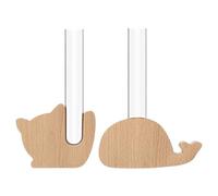 Vase Fridge Magnets - Small Timber Bouquet Container, Decorative Botanical Refrigerator Ornament, Charming Magnetic Flower Presentation Accessory Offering Elegant Placement For Wall Door Locker