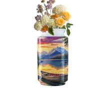 Vase Puzzle Model Kit, Buildable Flower Pot Craft, Decorative Activity for Adults Women, Creative Homes Decor Gift, Relaxing Challenge for Birthday Mother's Day, 1 Set