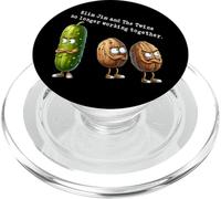 VASECTOMY PICKLE E NOCI GAG REGALO PER PAPÀ O ALTRO UOMO PopSockets PopGrip per MagSafe