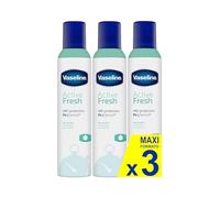 Vaseline Active Fresh 48h 250ml | 0% alcohol (pacco da 3)