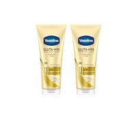 Vaseline Gluta-Hya Flawless Tone Serum Burst Lotion - Lozione Idratante per il Corpo con Acido Ialuronico e Glutatione - Ricca di Antiossidanti per un aspetto uniforme e luminoso- 2 × 200 ml