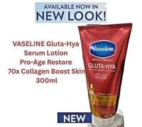 Vaseline Gluta-Hya Siero Lozione pro-Age Ripristinare 70x Collagene Boost Pelle