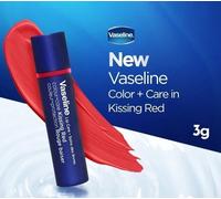 Vaseline Labbra Terapia Colore + Cura Kissing Rosso 3g 24 Ore Di Idratazione