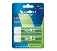 Vaseline Lip Therapy Aloe Vera Balsamo per labbra, 2 x 4,8 g