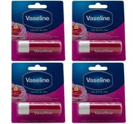 Vaseline rosy lips Balsamo Labbra 4 x 4,8g Riparatore per Labbra Secche Rosa