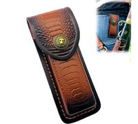 Vasemele Fatto a Mano Fodero in Pelle Custodia per Coltelli Pieghevole - Fondina Borsa per Caccia e Campeggio