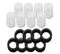 Vasemele Filtri Fontanella Gatti Filtro per Fontana 8 Pezzi Filtro a Carbone Resina 8 Pezzi Filtro a Schiuma Filtri Fontanella per Gatti Filtri Fontana Gatto Filtri di Ricambio per Fontana per Gatti