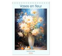 Vases en fleur (Calendrier de bureau 2026 DIN A5 horizontal), CALVENDO calendrier mensuel: Plongez dans un monde de beauté florale à travers de magnifiques bouquets éblouissants.