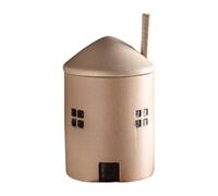 Vasetti per condimenti con coperchi, vaso per condimenti in ceramica | Barattoli per condimenti per bancone della cucina, organizer per riporre gli alimenti