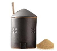 Vasetti per condimenti con coperchi, vaso per condimenti in ceramica | Barattoli per condimenti per bancone della cucina, organizer per conservare gli alimenti