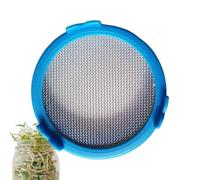 Vasetti per germogli con coperchio per colino | Set per coltivazione di | Coperchio germogliatore a maglia fine in acciaio inox per bocca larga germinazione dei semi verdure decorazione della cucina