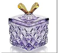 Vasetti Per Marmellata Barattoli di marmellata decorativi in vetro con coperchi Marmellata di cristallo, contenitore for caramelle, barattolo da bagno, decorazione for matrimoni, regalo(Purple2)