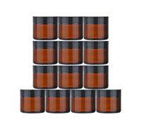 Vasetti Vetro Ambrato, contenitore in vetro marrone (13 Pezzi 60ml)