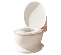 Vasetto da bagno musicale per l'apprendimento della pulizia - WC Bebe & Bambino - comodo antiscivolo con rumore di caccia e musica, colore: rosa-1 pezzo