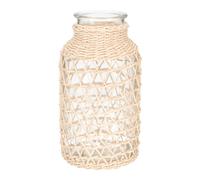 Vasetto Fiori Vaso Rattan Arredamento D'epoca Per Composizioni Floreali