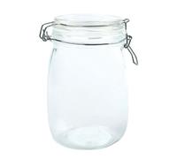 Vasetto Per Conserve, 1000 Ml Ø 11X17 Cm Trasparente Cristal - 12 Unità