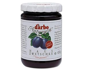 vasetto vetro confettura extra PRUGNE SETACCIATA 450 gr D'Arbo